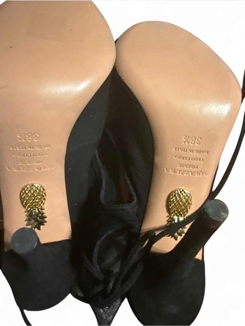 Black Suede Lace-Up Women's Heels - Elegant Black Pump